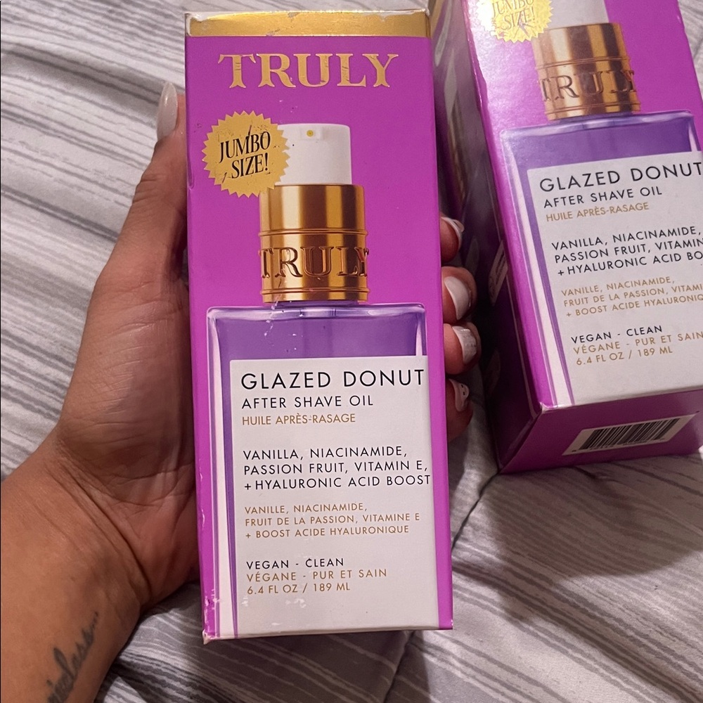TRULY Glazed Donut After Shave Oil - Purple
